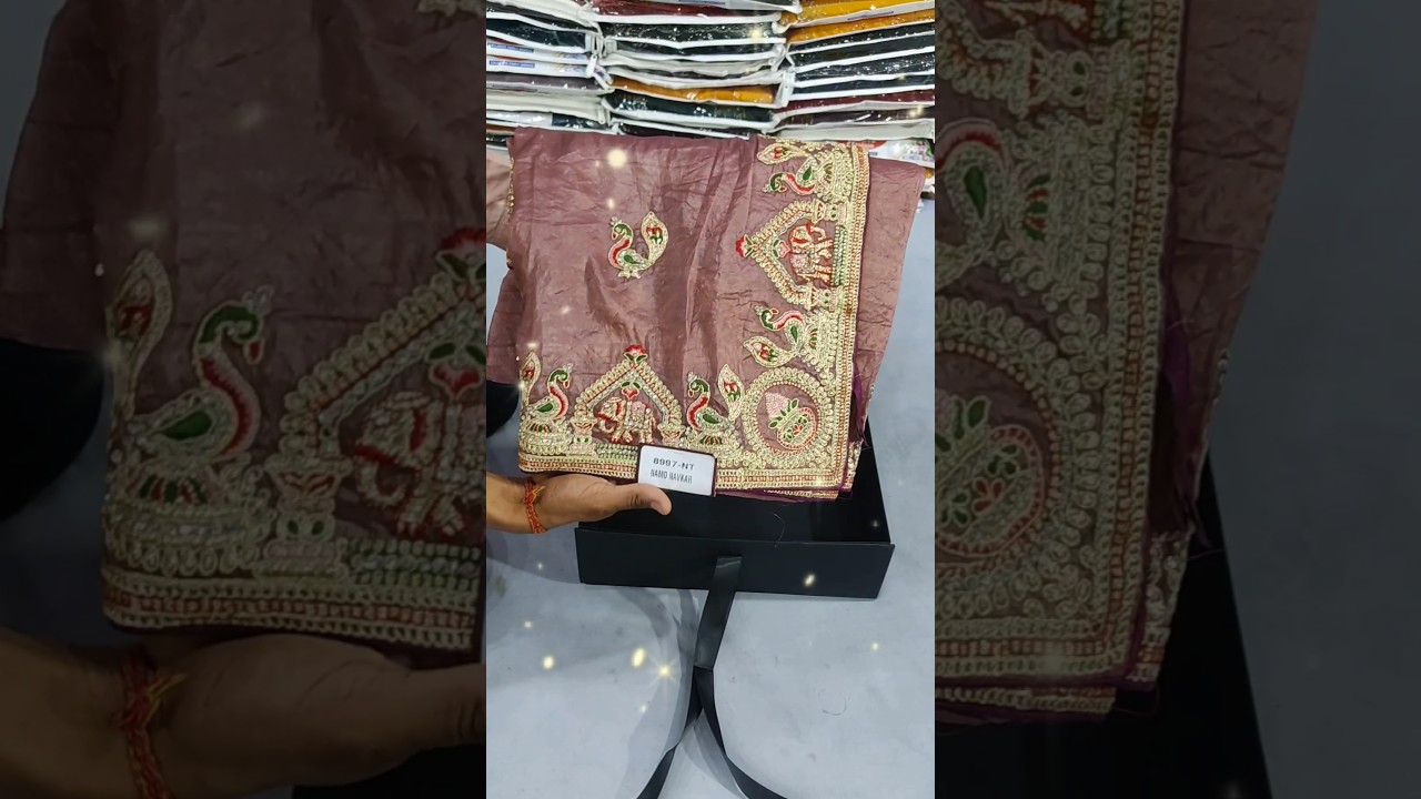 🔥🌹पत्नी के लिए विशेष साड़ी उपहार New Trending Wedding Special Saree Party wear sadi design #shorts