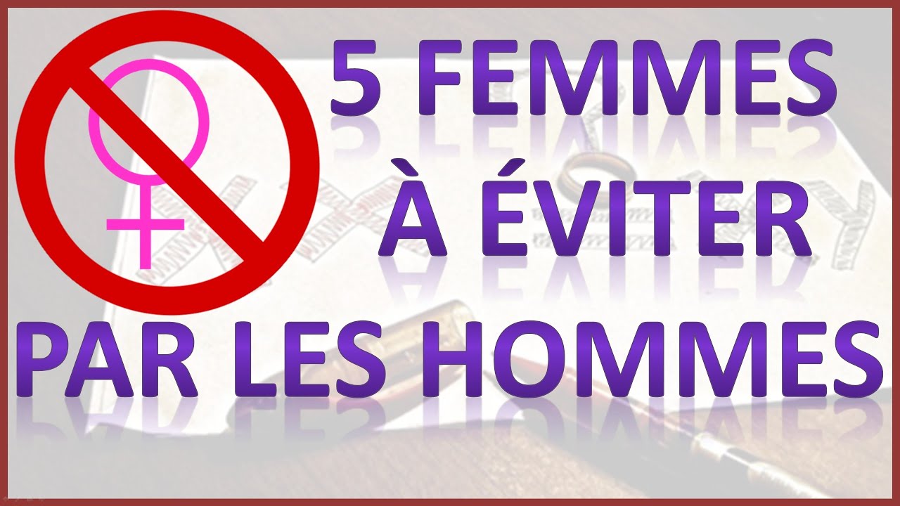 5 femmes à éviter par les hommes (pour du long terme)