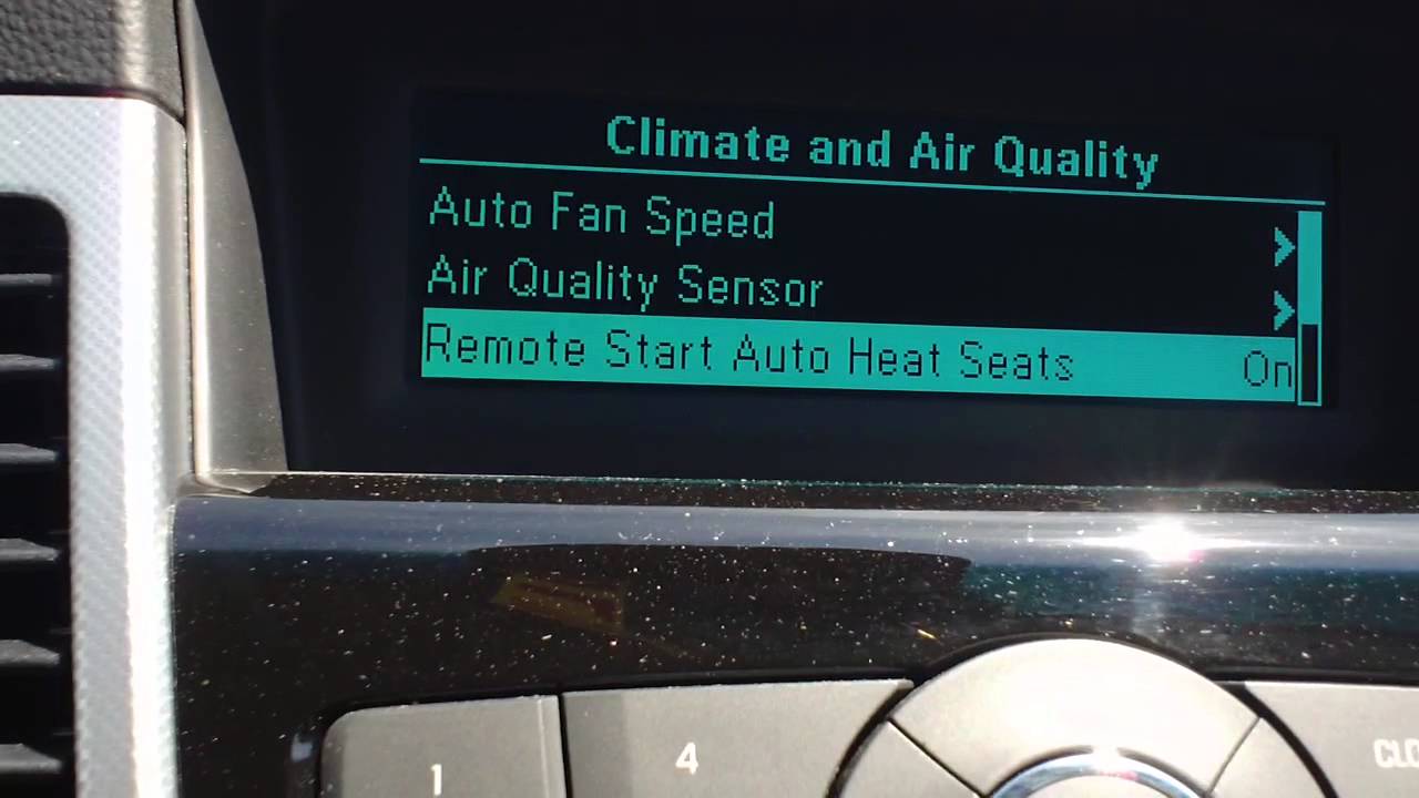 How to use remote start in a Chevrolet Cruze
