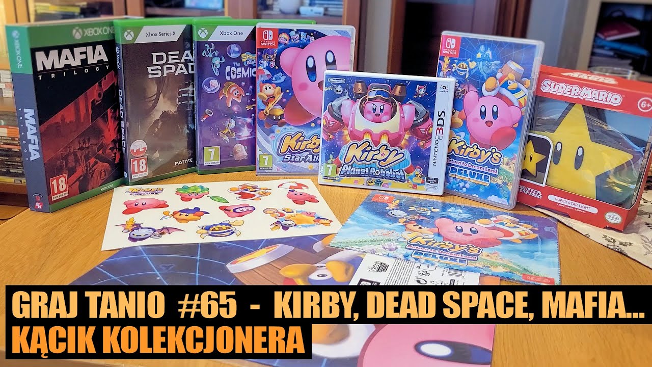 Kącik Kolekcjonera (GRAJ TANIO #65) Kirby Return to Dreamland, Mafia Trilogy, lampka Super Star...