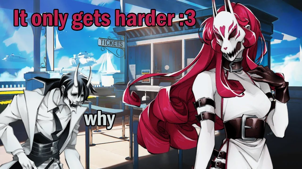 Beating my friends times in Neon White: Chapter 3
