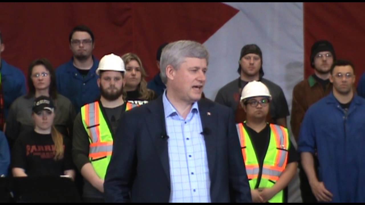 Prime Minister Harper visits KPU Tech