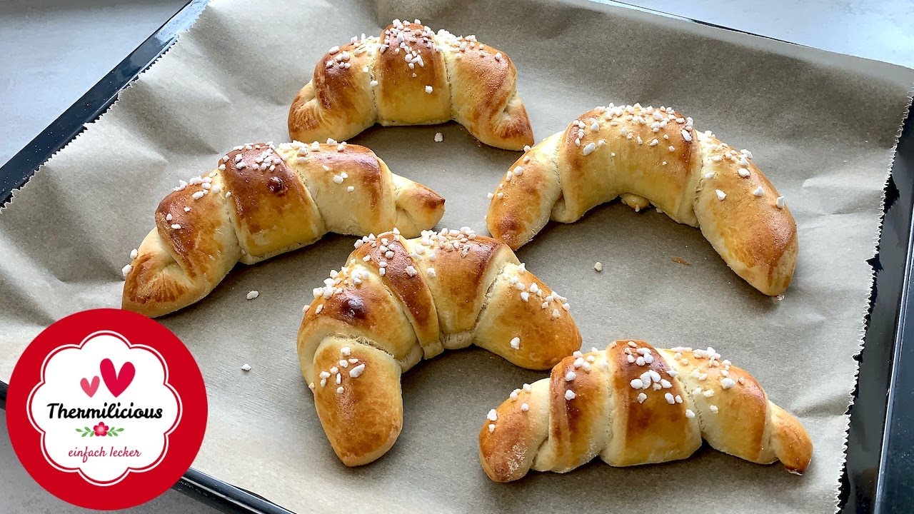 Brioche Hörnchen   Brioche Kipferl   Thermomix® TM31/TM5/TM6