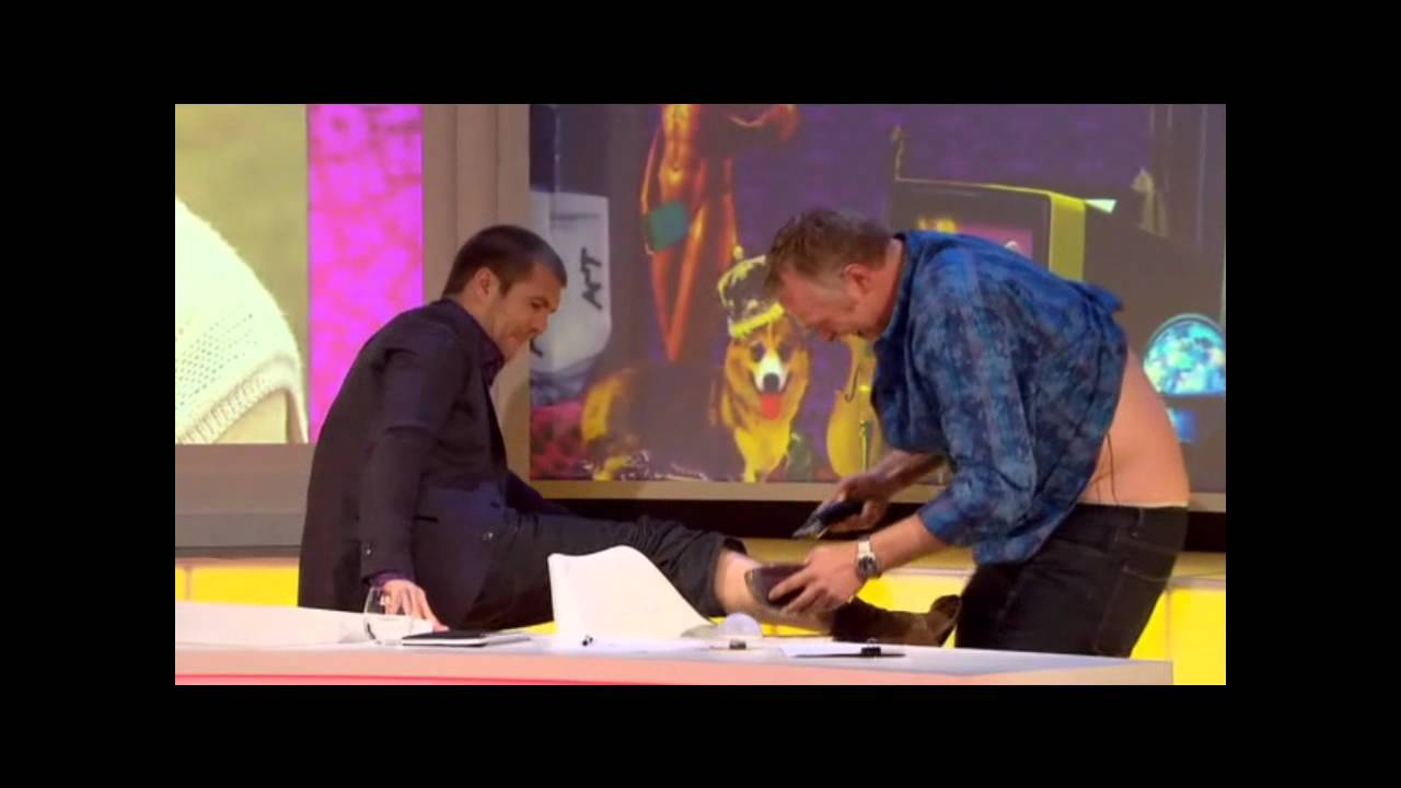 Ask Rhod Gilbert - Lloyd gets a Merv Hughs makeover