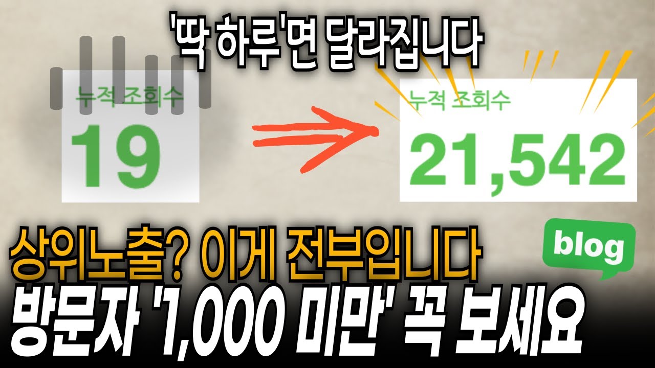 그러니까 상위노출이 안되지.. 키워드 찾는법