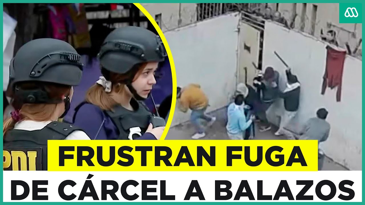 A balazos: Gendarmes frustran fuga de reos en cárcel de Colina 1