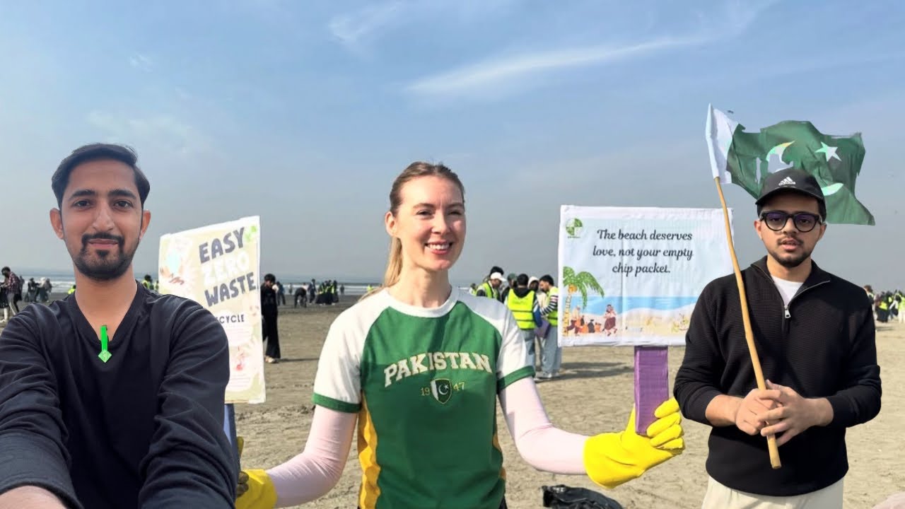Grand Beach Cleanup Keya In Colab Of Hammad Foundation