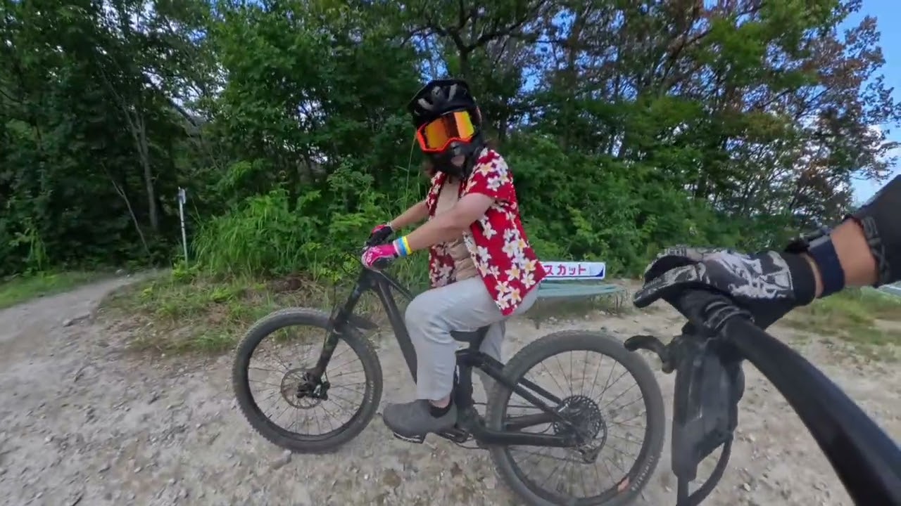 ねーさん　20250816 Hakuba Iwatake Mountain Bike Park