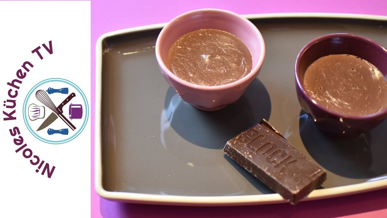 Schokoladenpudding mit Blockschokolade, sehr lecker und schnell - Kenwood Cooking Chef Gourmet