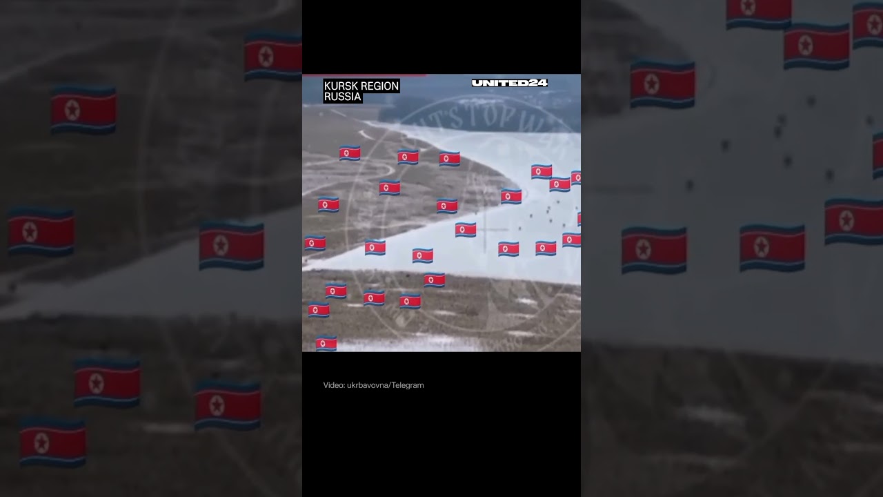 North Korean Soldiers Try to Storm Ukrainian Positions #warinukraine