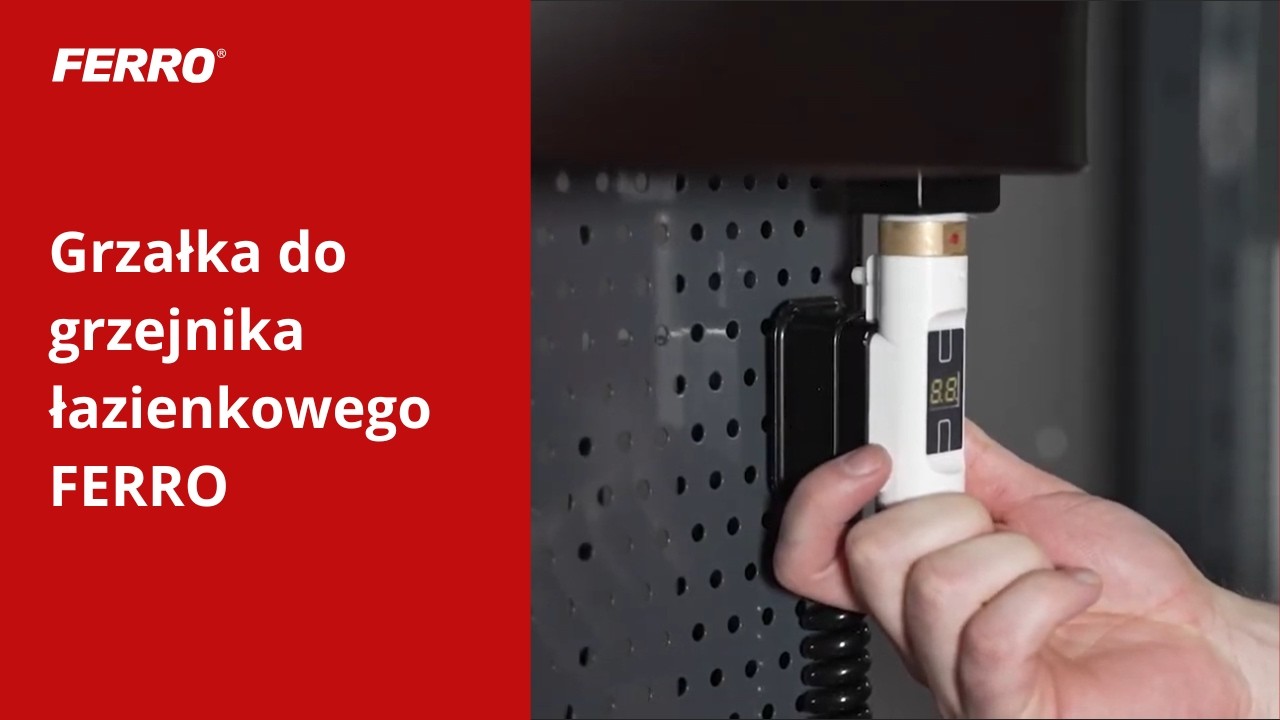 Grzałka do grzejnika łazienkowego FERRO - szybki montaż i pełna kontrola ciepła