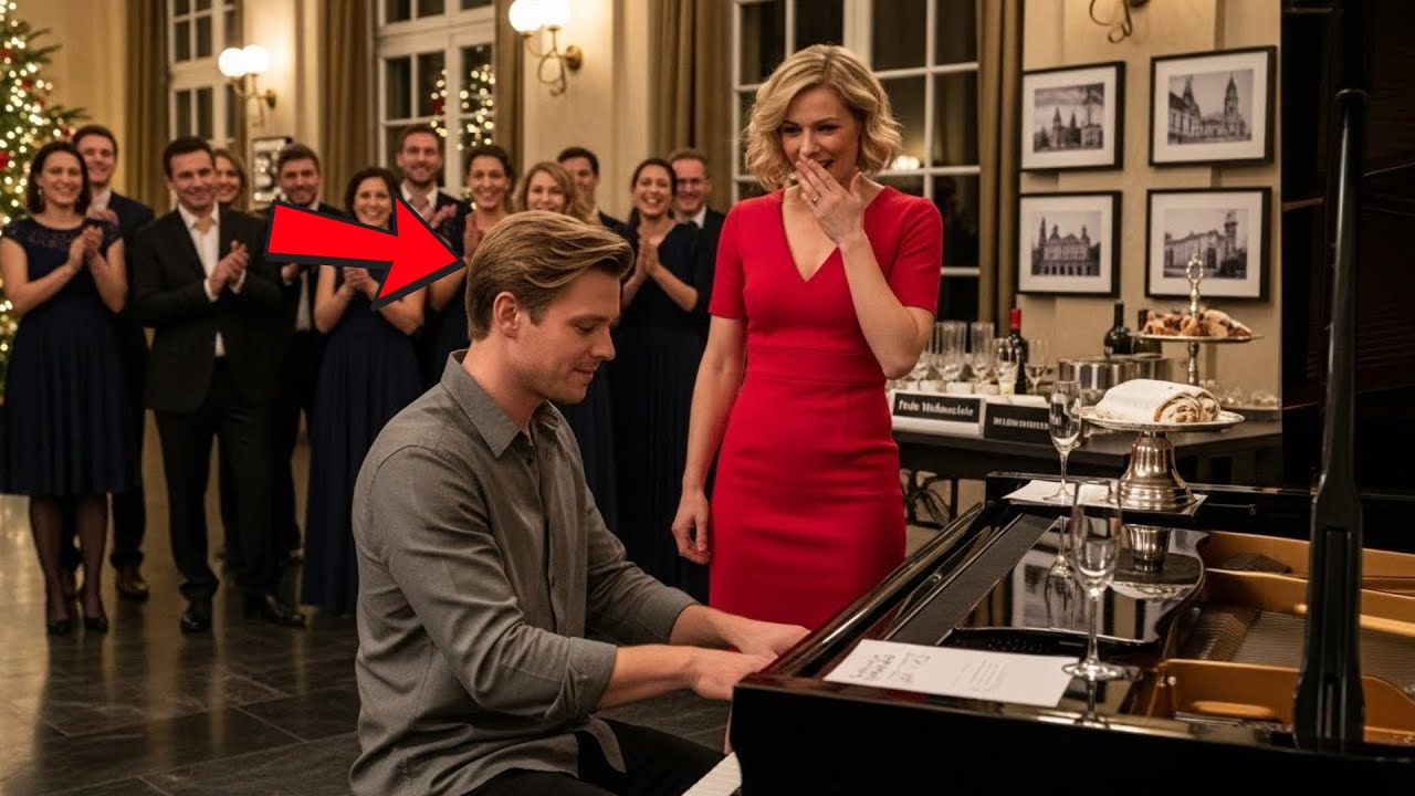 Alleinerziehender Vater Spielt Klavier &mdash; Die CEO Erstarrt, Das Lied Ihrer Ersten Liebe