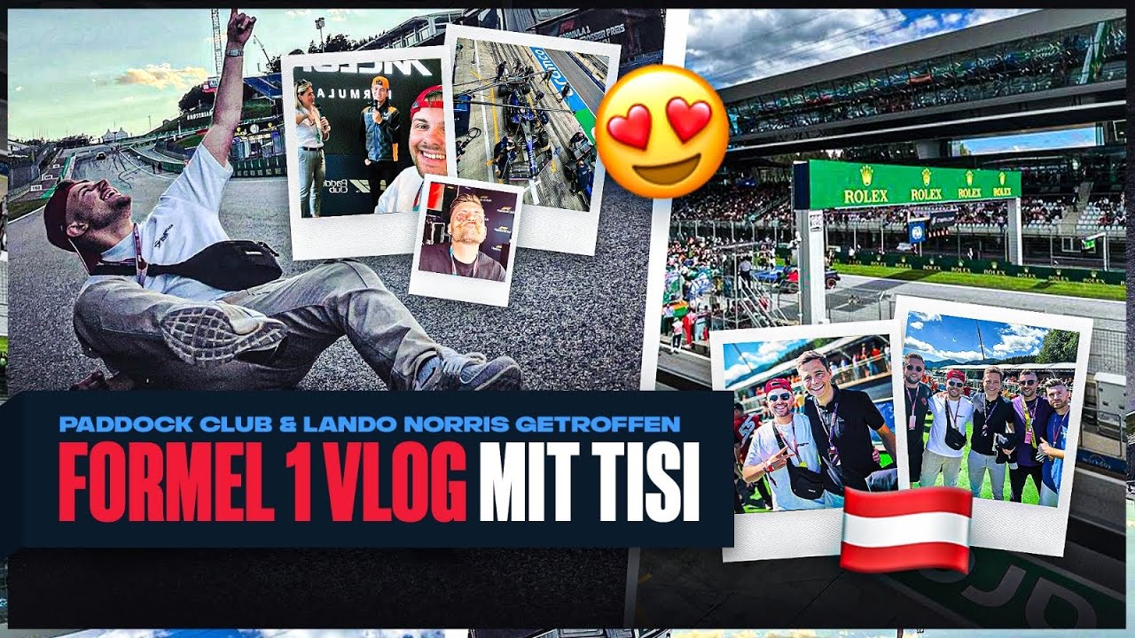 Lando Norris GETROFFEN 🥰 Als VIP beim F1 Spielberg Sprint Rennen 🔥 XXL Vlog