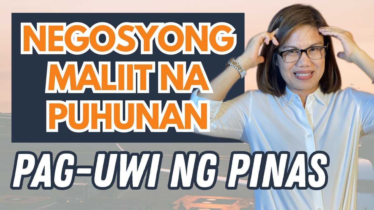 Paano MAG-NEGOSYO PAG-UWI ng Pilipinas sa MALIIT na PUHUNAN?