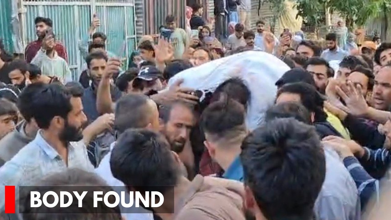 Pahalgam:Missing Father Body Recovered From Lidder River After Week-Long Search