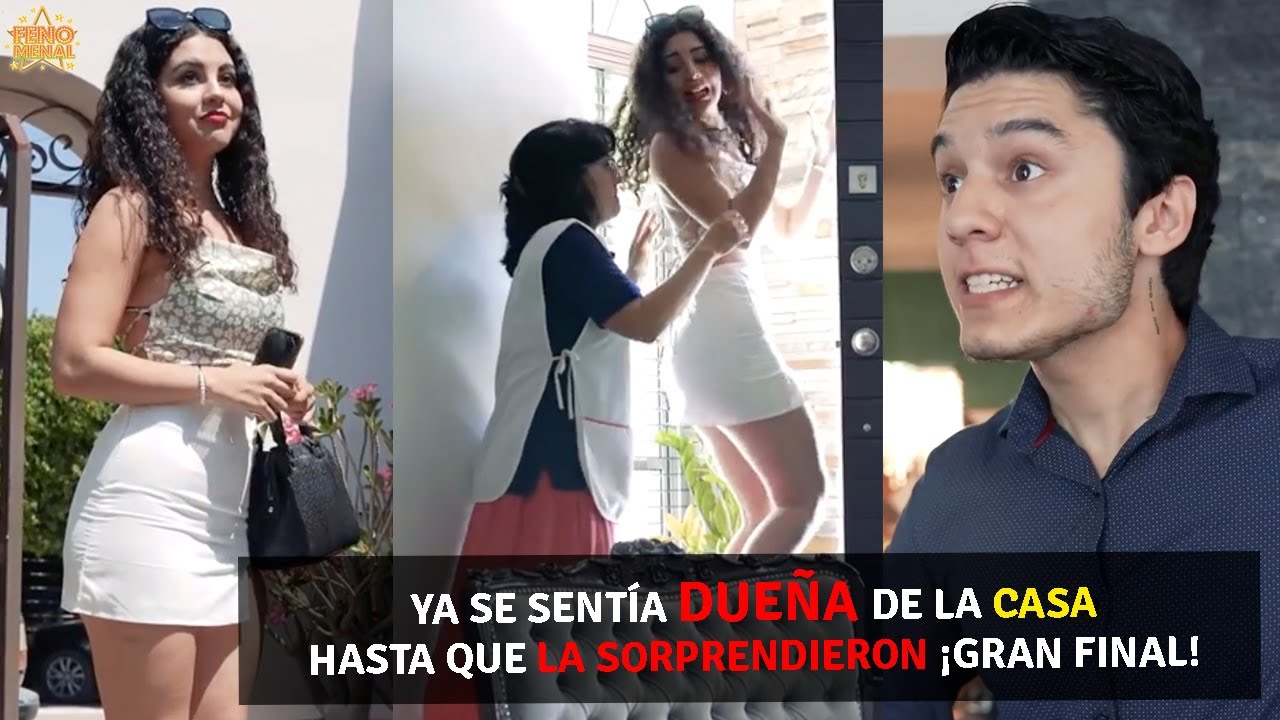 Ya se sentía dueña de la casa hasta que la sorprendieron.