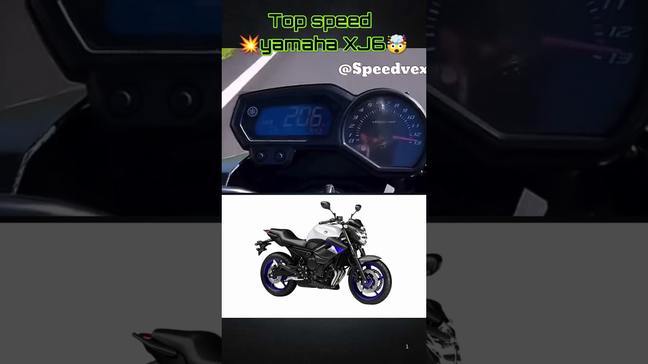 Yamaha XJ6 Top Speed Test 🔥 | XJ6 Maximum Speed on Highway | Speedvex