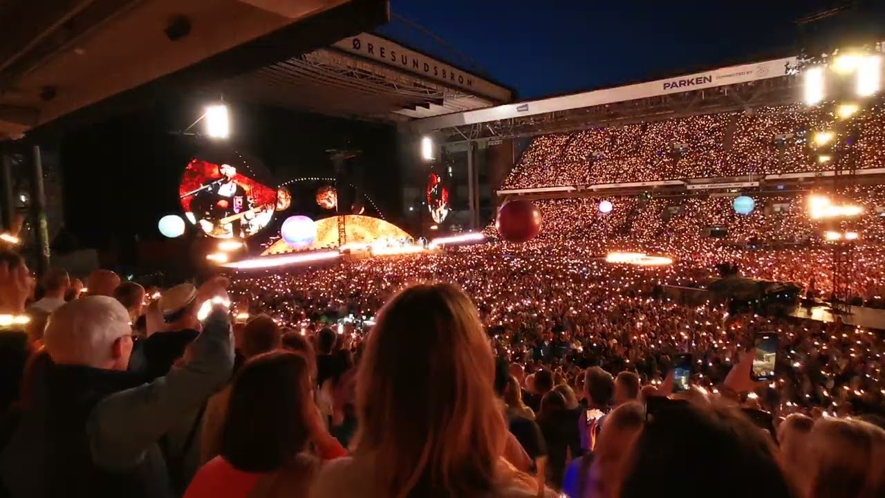 Coldplay Fix you Live Parken Copenhagen 2023-07-06