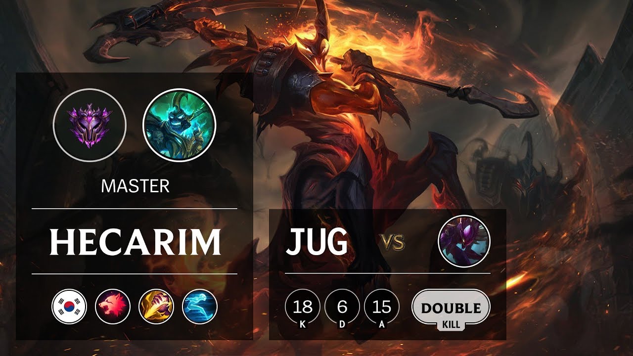 Hecarim Jungle vs Kha'Zix - KR Master Patch 9.24
