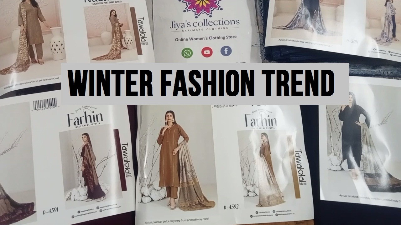 Tawakkal Dress Collection 2025 | Elegant Peach Leather Winter Fashion
