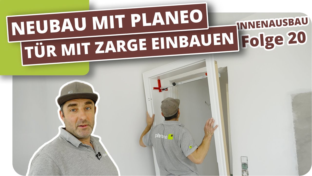 Zimmertür mit Zarge selbst einbauen