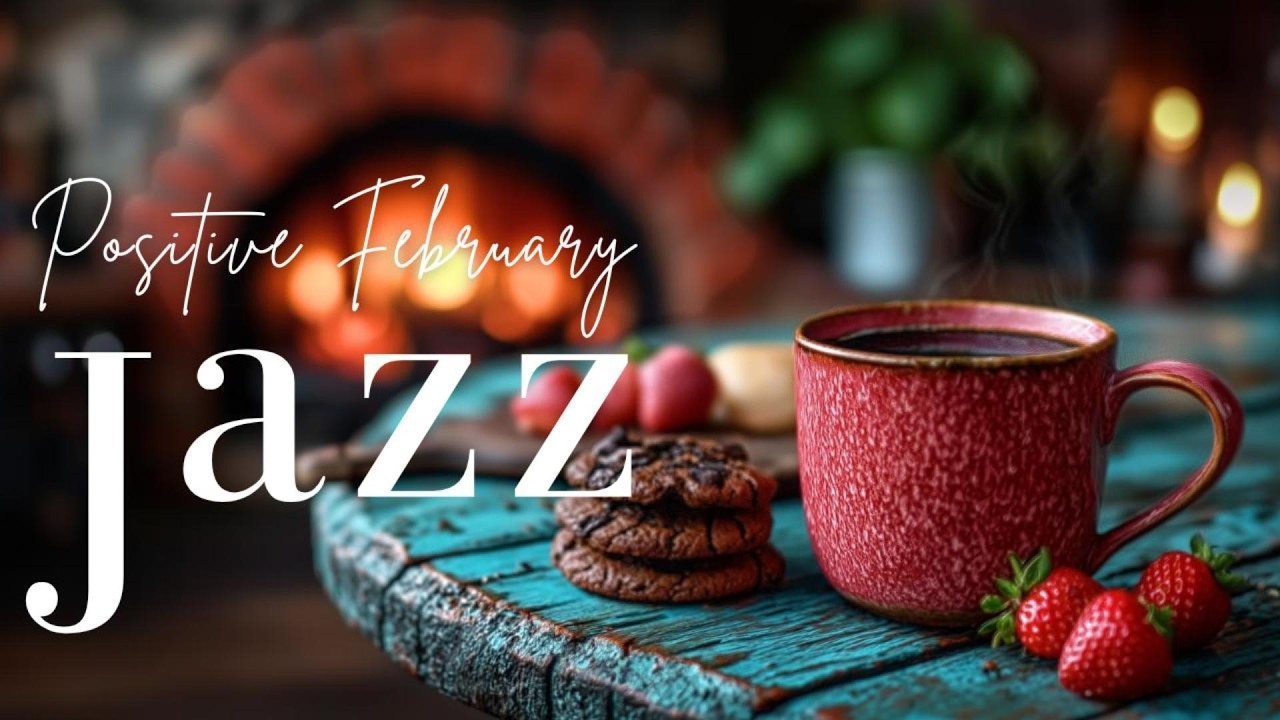 Positive February Jazz ☕ Elegant Morning Coffee Jazz & Soft Bossa Nova for Work, Focus, Relax
