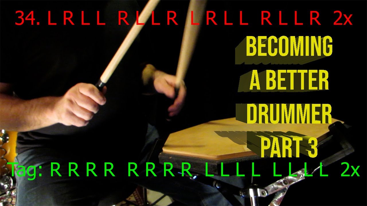 Stick Control Play Along p.6 , 25-36 (60 BPM)