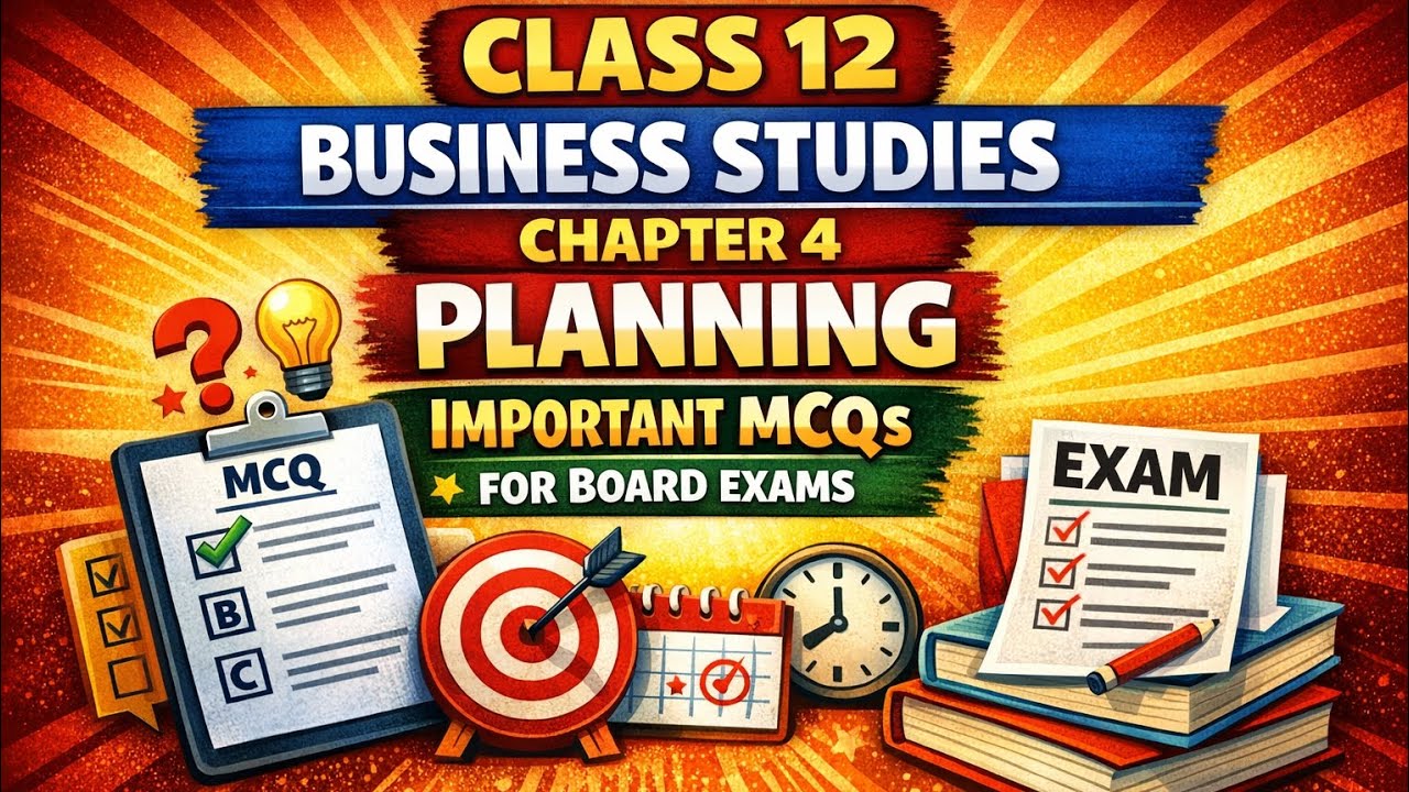 #class12 #businessstudies #chapter4#planning#importantmcqs#boardexams2026