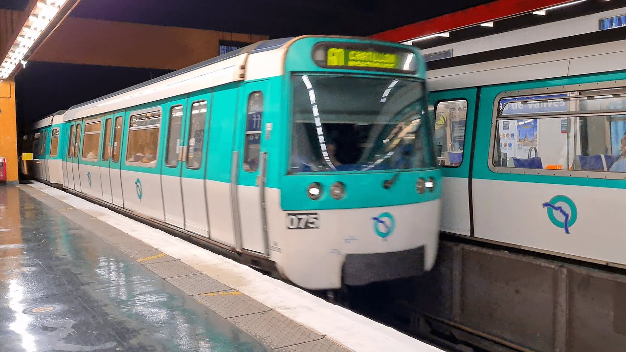 Trains de MF77 Metro 13 - Malakoff Plateau de Vanves