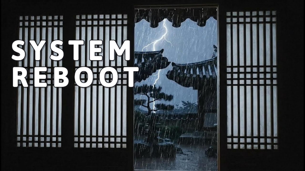 The Storm That Clears Your Mind | Korean Temple Rain (1H)