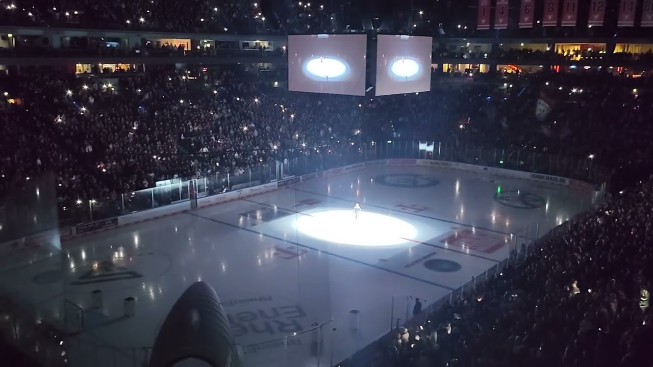Kölner Haie vs Frankfurt Lions 30.12.2024 Hymne und Einlauf HD
