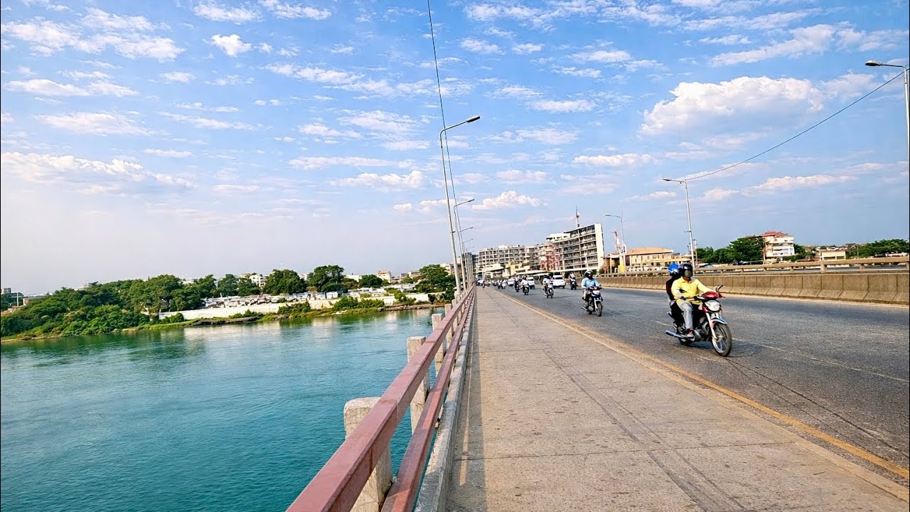 Old Bridge, Cotonou Lagoon, in Benin 🇧🇯 