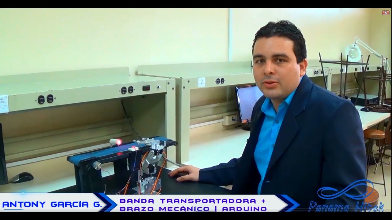Banda Transportadora + Brazo Mecánico con Arduino