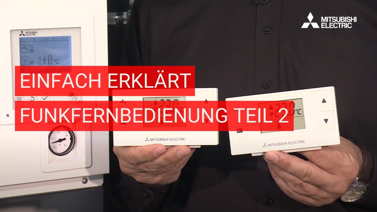 Ecodan Funkfernbedienung Teil 2: Funkfernbedienung mit dem drahtlosen Empf&auml;nger verbinden