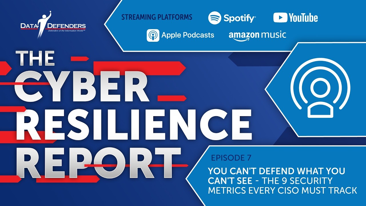 Ep 7: You Can't Defend What You Can't See —The 9 Security Metrics Every CISO Must Track