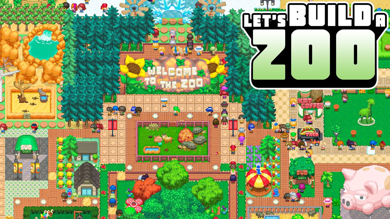 Stardew Valley..But It's The BEst Zoo Building Simulator Ever Made - Let's Build A Zoo