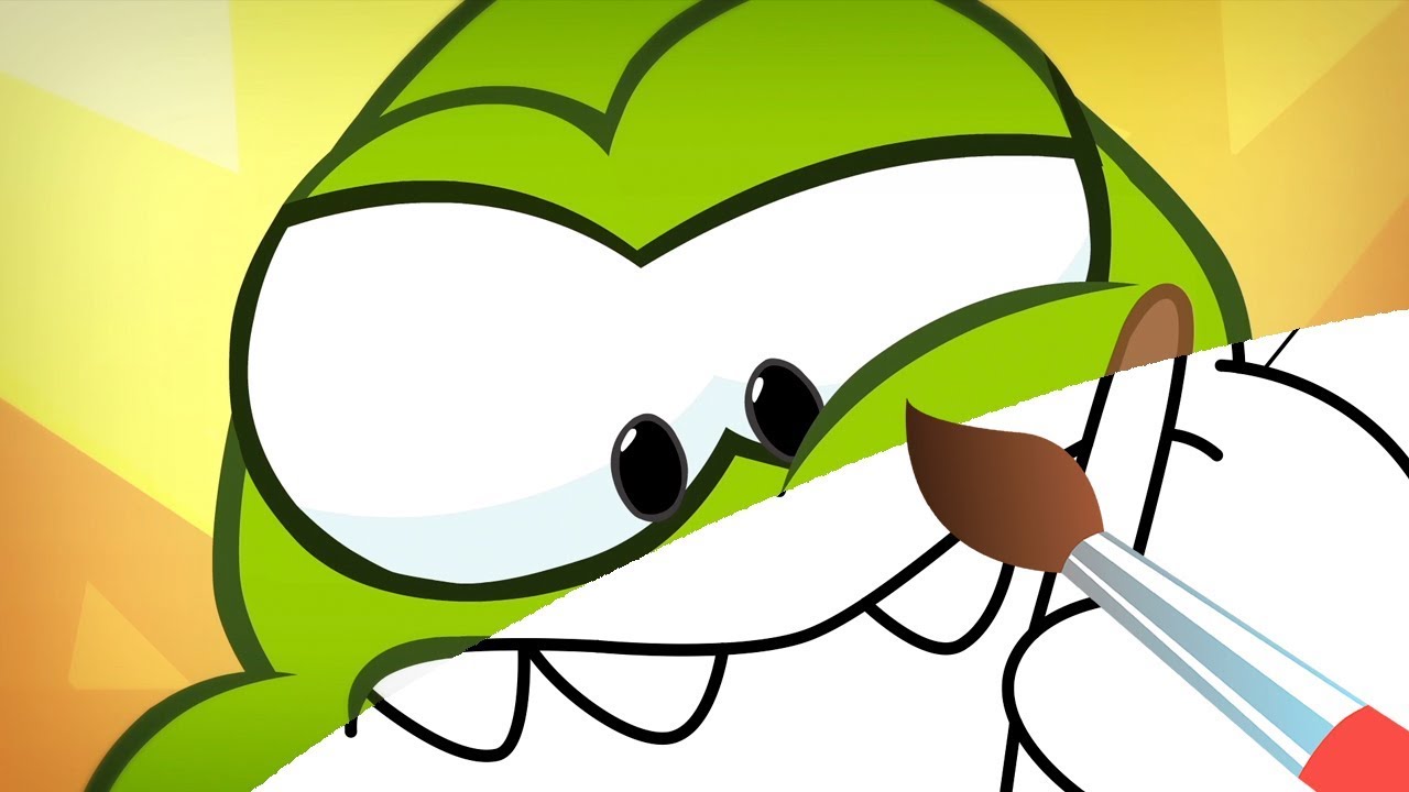 Видеоблог - ВАЛЕНТИНКА - Мультик Раскраска Ам Ням - Учим Цвета - Om Nom Cut the Rope