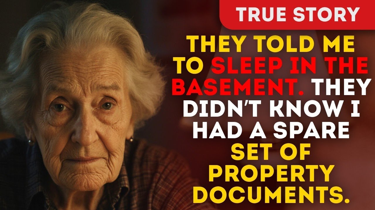 They Told Me To Sleep In The Basement. They Didn’t Know I Had A Spare Set Of Property Documents.