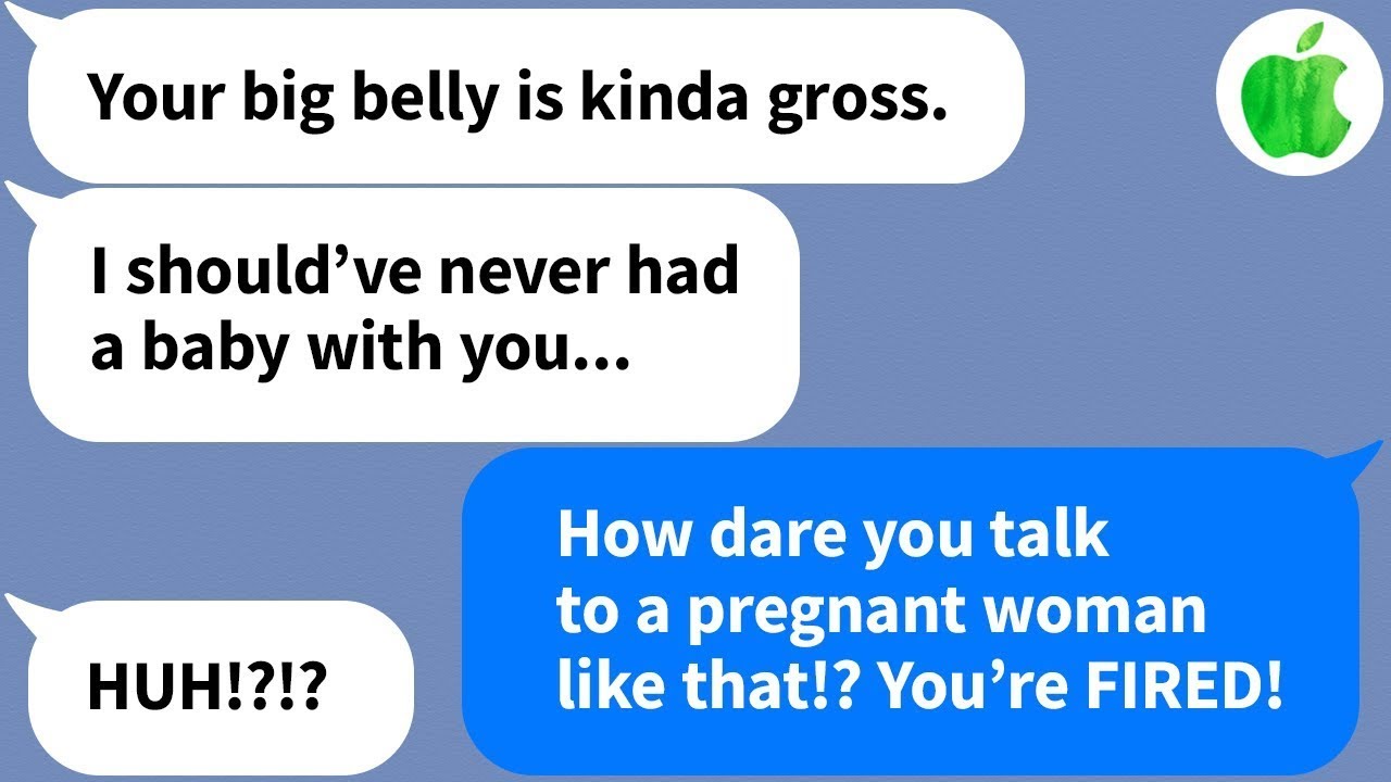 【Apple】My husband thinks I look gross with my pregnant belly and stops coming home, but...