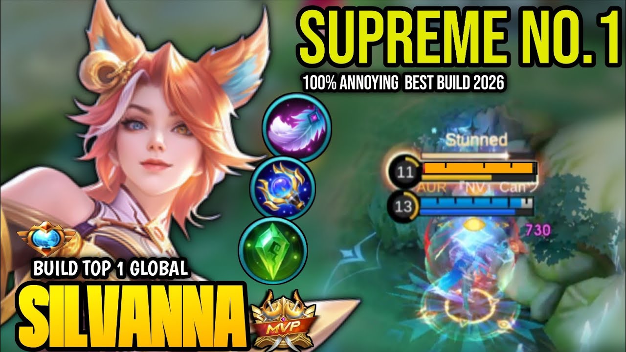 SILVANNA BEST BUILD 2026 | BUILD TOP 1 GLOBAL SILVANNA GAMEPLAY | MOBILE LEGENDS✓