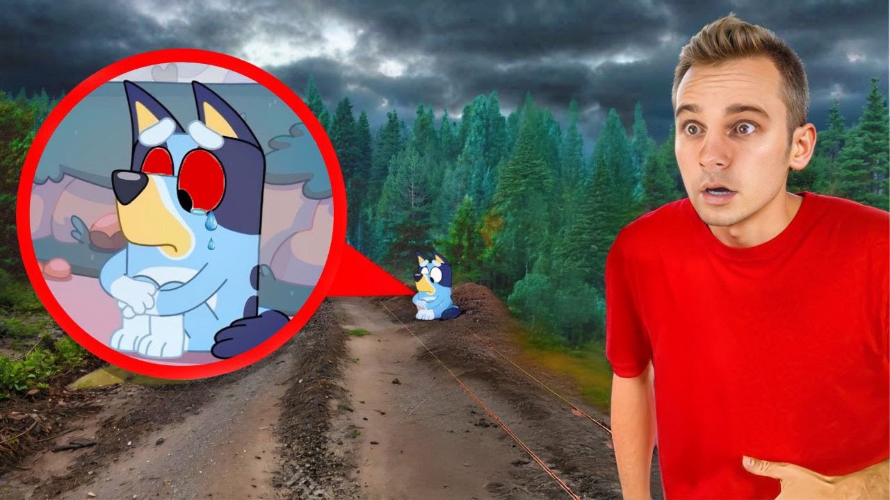 Дрон снял, как Злой Блуи пранкует нас в реальности! Челлендж от Bluey.exe