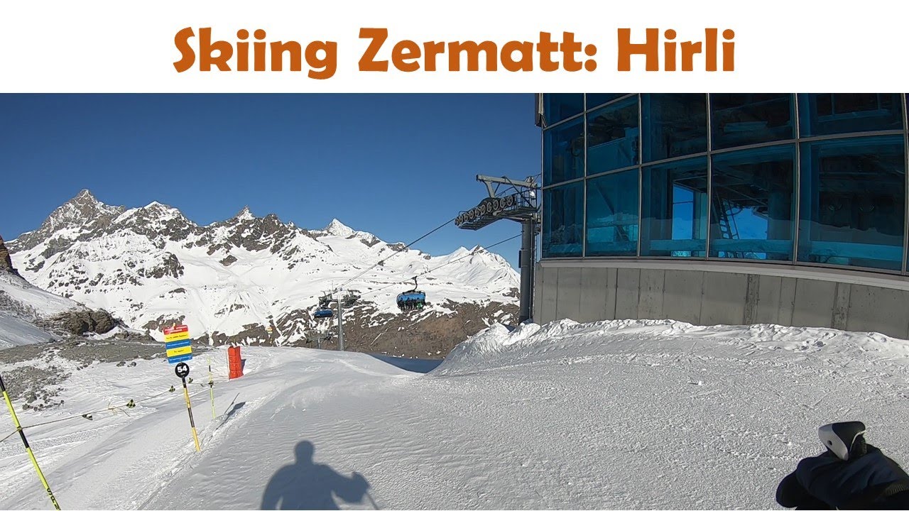Skiing Zermatt (Switzerland): Top of the Hirli in 2020
