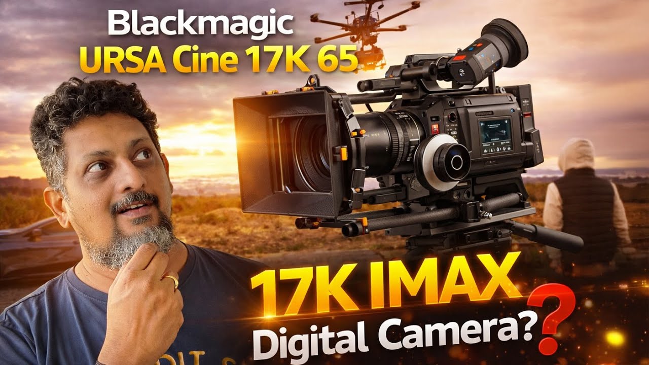 Blackmagic URSA Cine 17K 65 &ndash;A 65mm Digital Camera for the IMAX Era 🎬 | Tamil Photography Tutorials