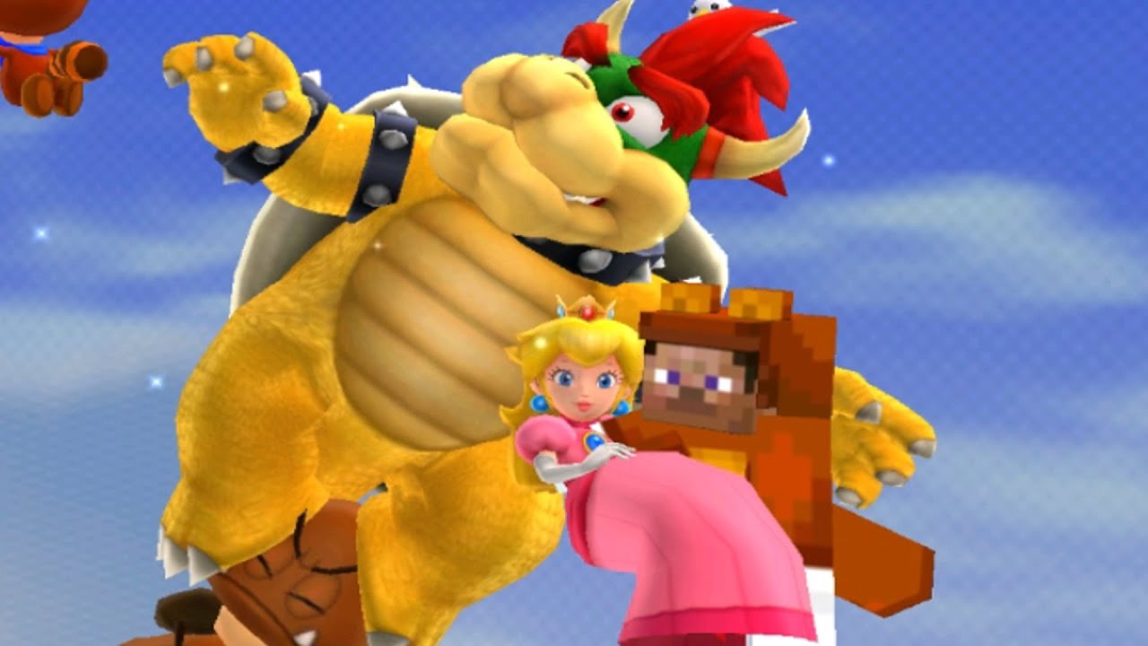 Steve in Super Mario 3D Land - Final Castle & Ending