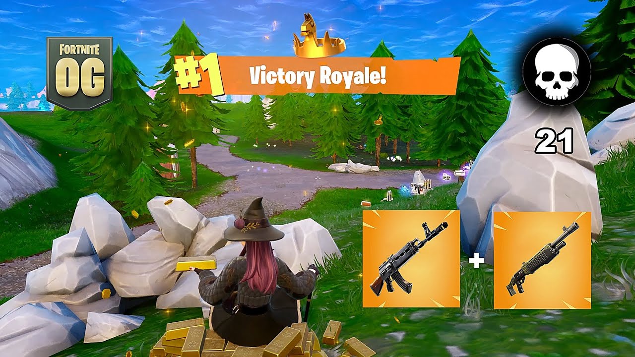 FORTNITE OG Chapter 1 Season 6 | Zero Build Solo Gameplay 21 kill..Victory royale!!