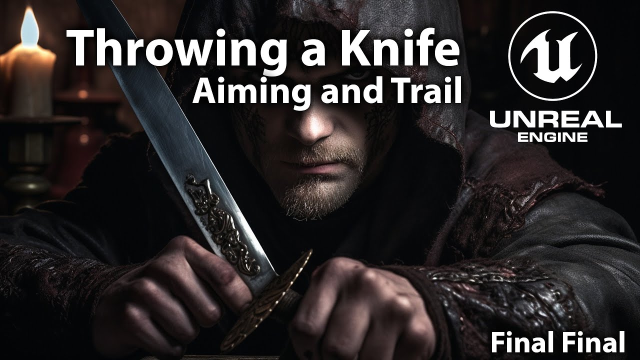 Unreal Engine 5 Tutorial - Throwing Knife Part 3: Aim and Trail