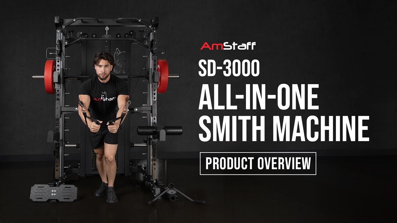 The Game-Changer for Home Gyms: Amstaff SD-3000 All-In-One Smith Machine!