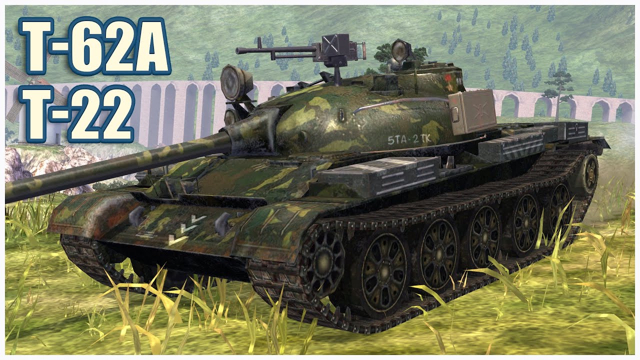 Т-22 средний & Т-62А • WoT Blitz Gameplay