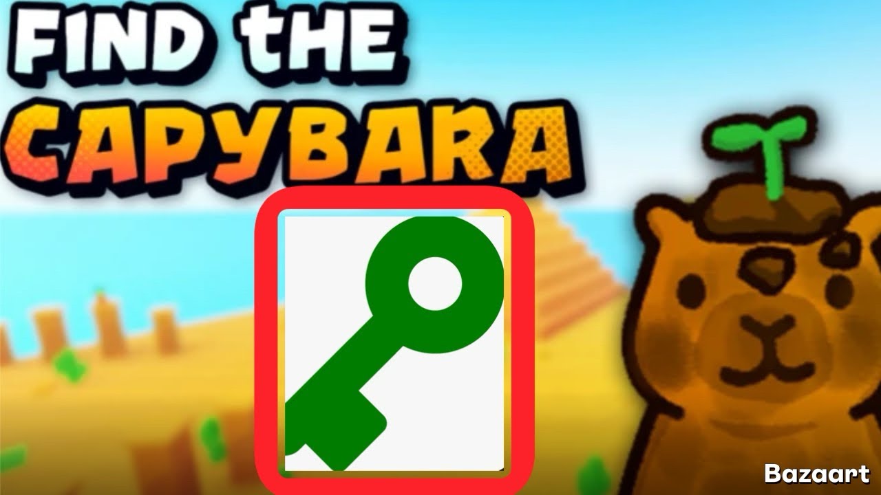 !!️КАПИБАРА!!️ Как найти местоположение зелёного ключа в Roblox #gamezoneplus #roblox