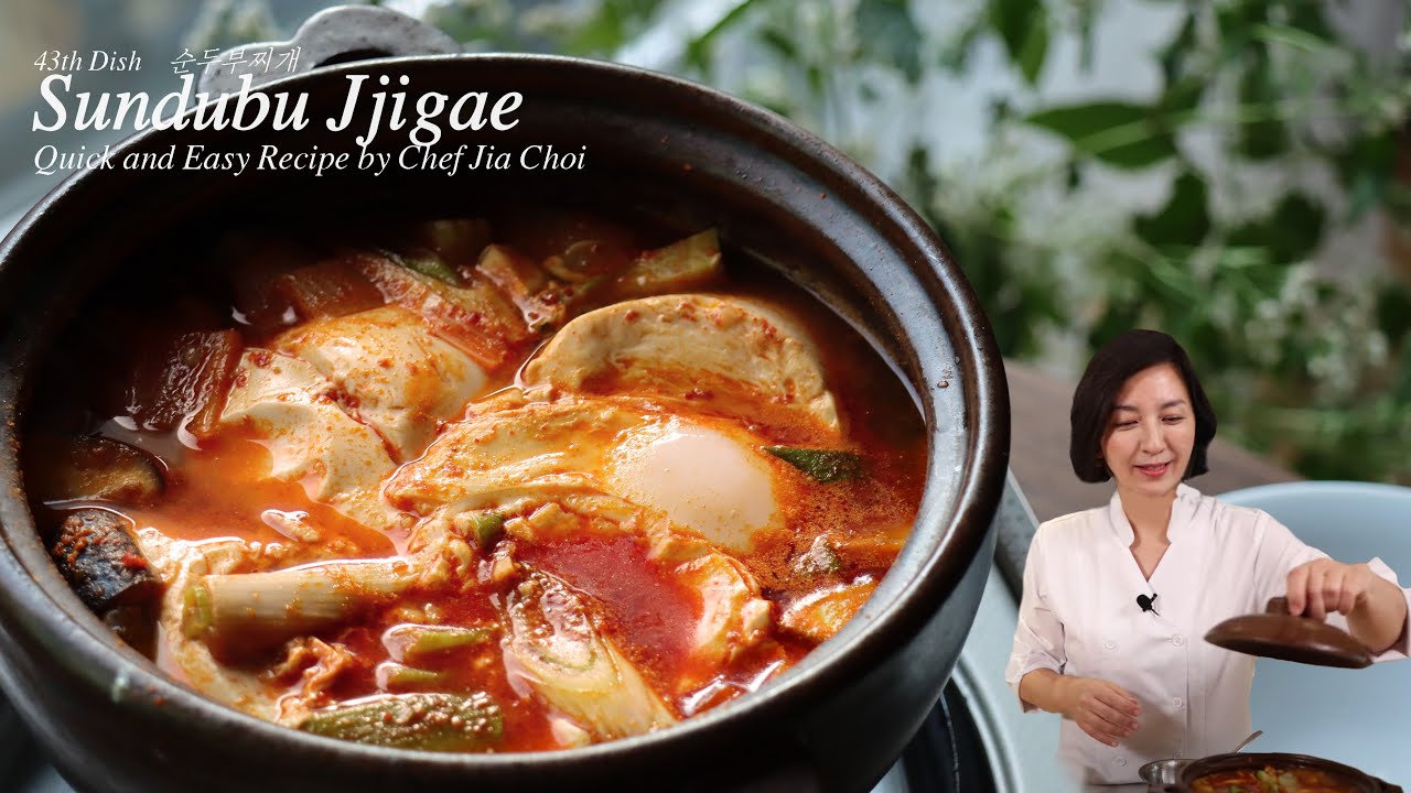 Sub-Eng,Esp l How to make Sundubu Jjigae l Quick & Easy Recipe by Chef Jia Choi